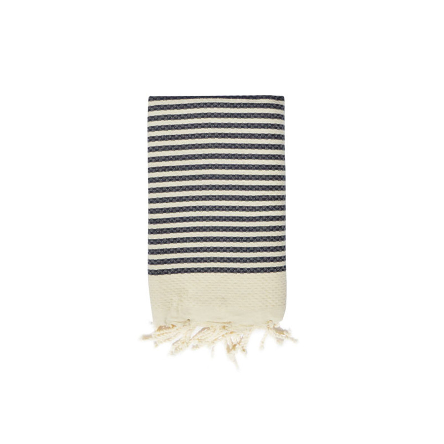 Hamam terítő zebra csíkos fekete / fehér 100% pamut Hamam terítő zebra csíkos fekete / fehér 100% pamut