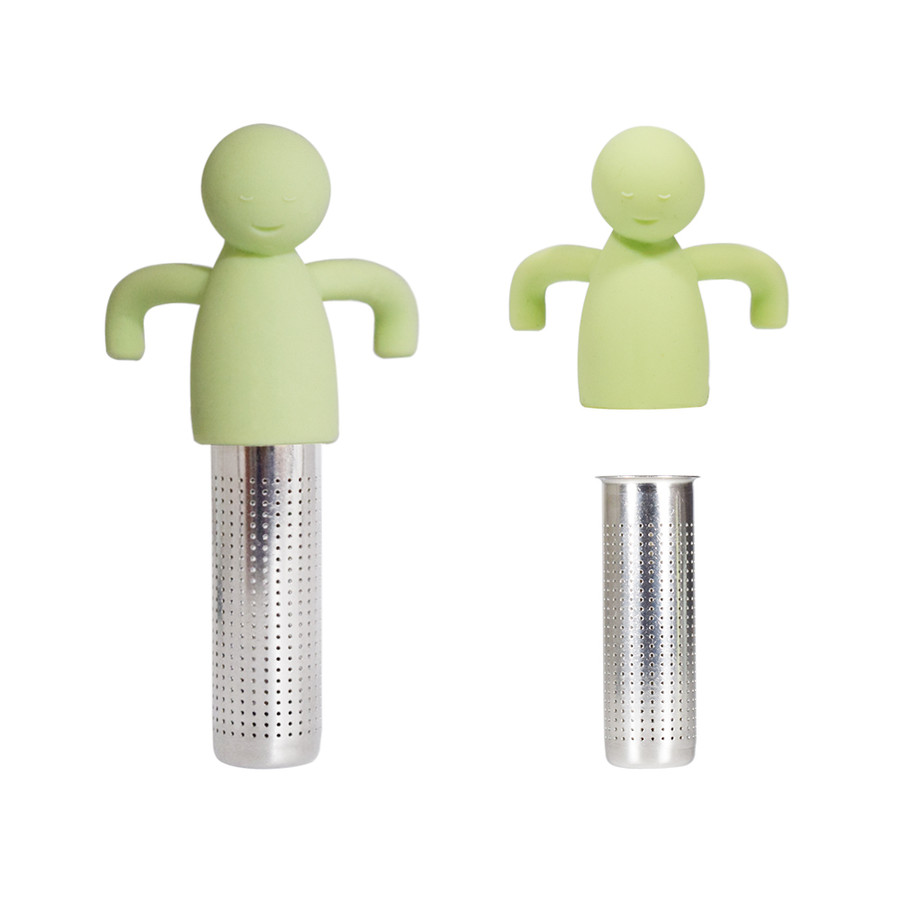Tealabda lazulgató figura (teafilter) világoszöld Tealabda lazulgató figura (teafilter) világoszöld
