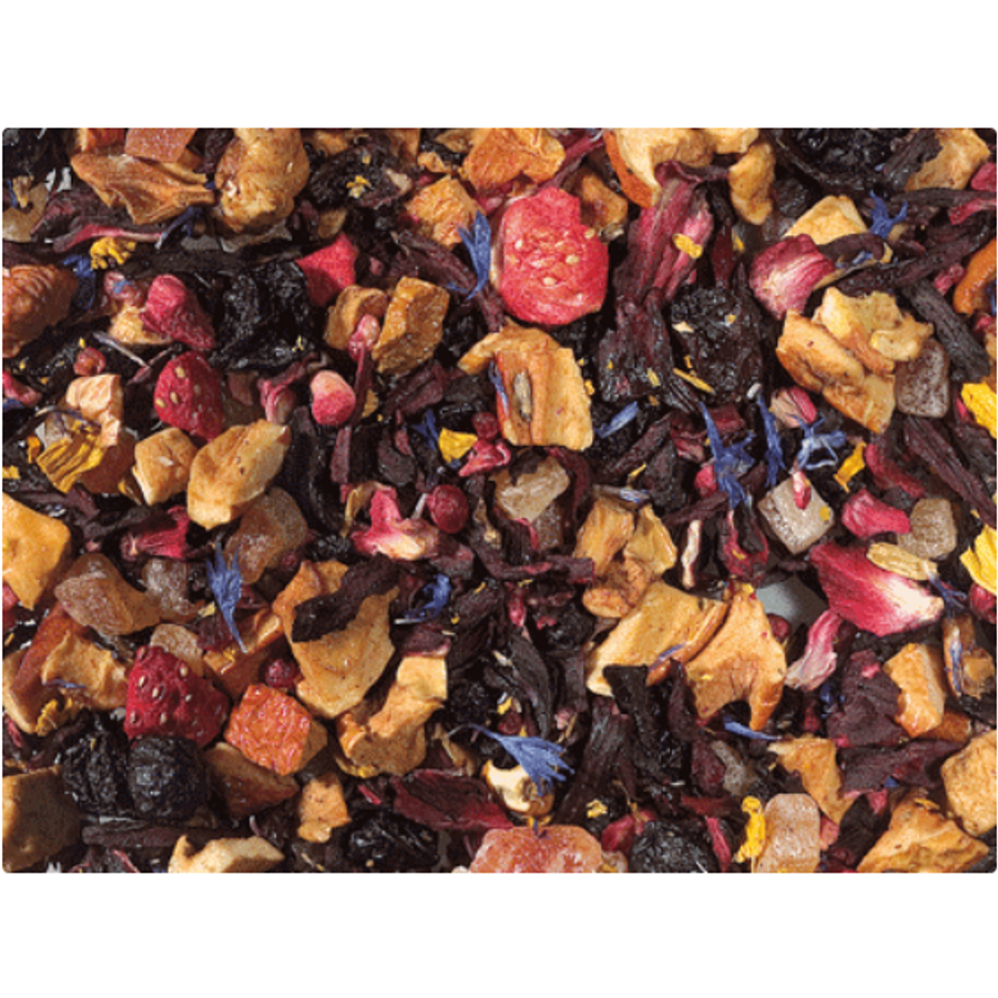 Gyümölcs teakeverék - Eper-Mangó ízesítéssel - 50g Gyümölcs teakeverék - Eper-Mangó ízesítéssel - 50g