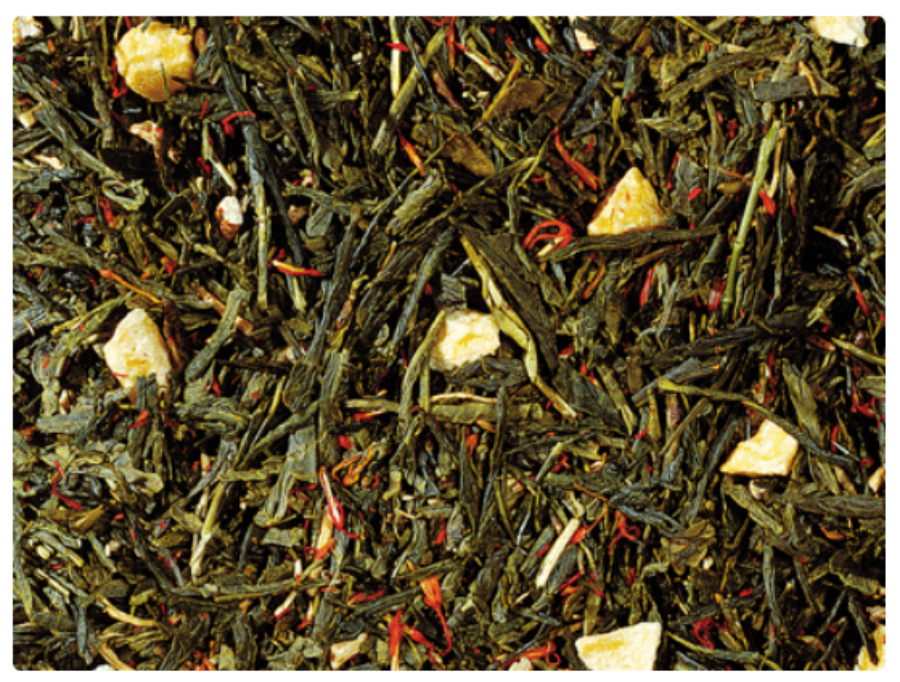 Zöld tea keverék, ízesítve · Sencha · Vörös ginzeng 50g