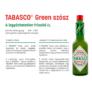 Kép 4/4 - TABASCO-Green-Jalapenno-Sauce-60ml-Bottle-uveg-szosz-chili