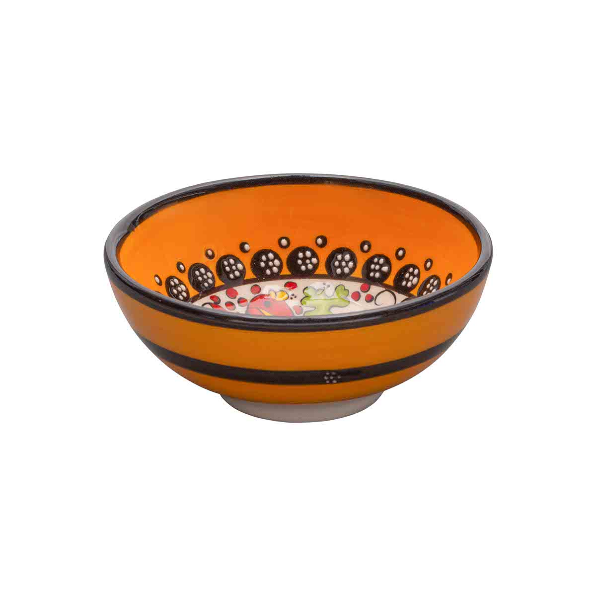Nimet tapaszos bowl , leveses tál 12 cm  narancssárga