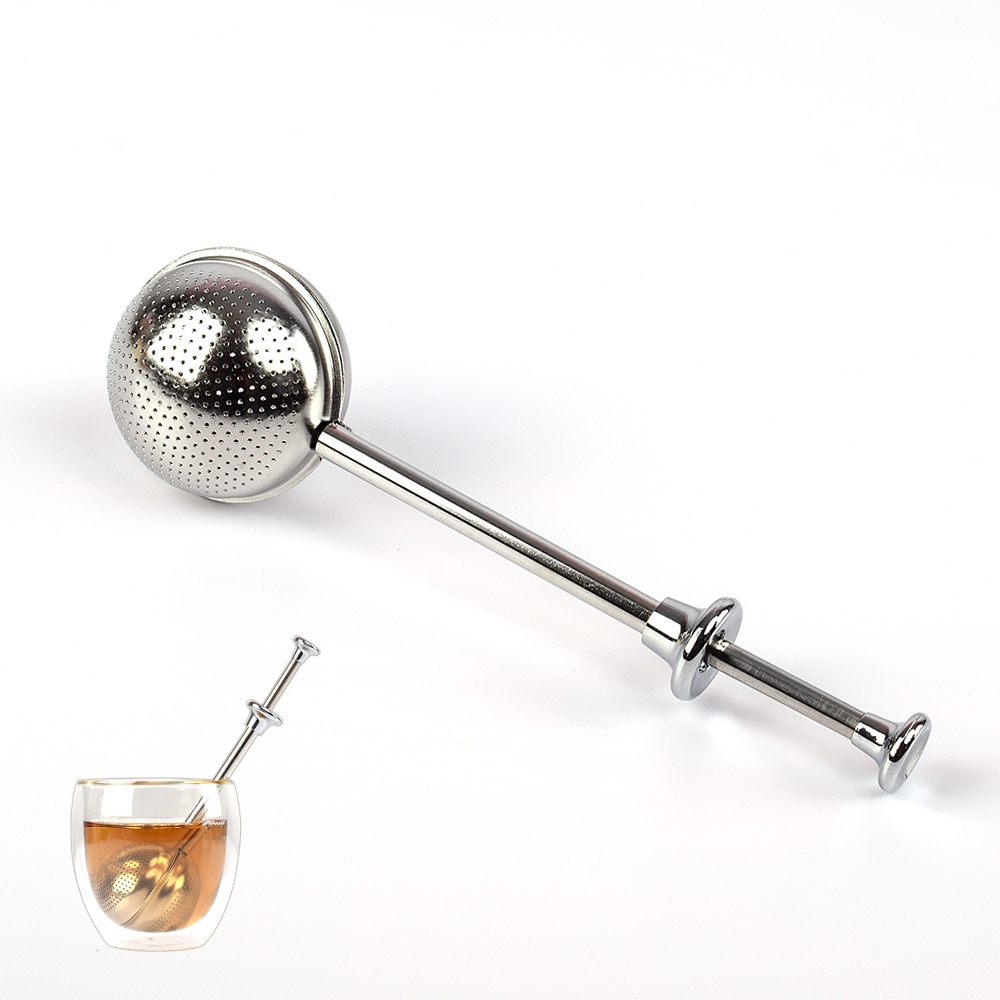 Teagömb rozsdamentes acél, Ø 5 cm